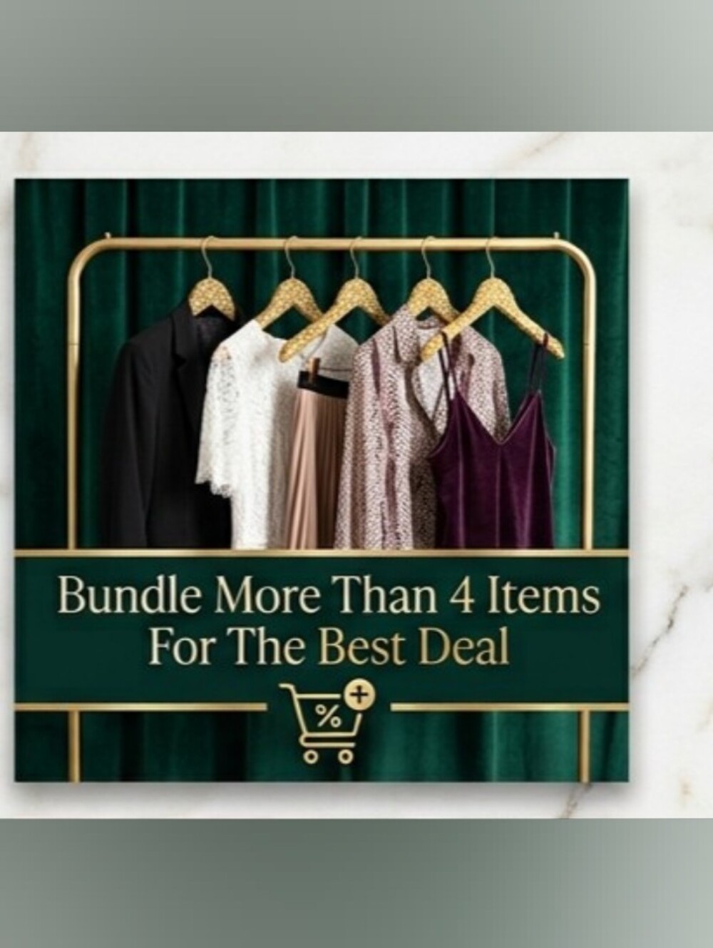 Bundle MOREthan 4 ITEMS for The BEST DEAL.
